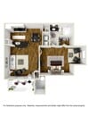 Pinnacle Terrace - Vista - 1 hab - 1 baño - 756 ft²