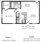 1BR/1BA