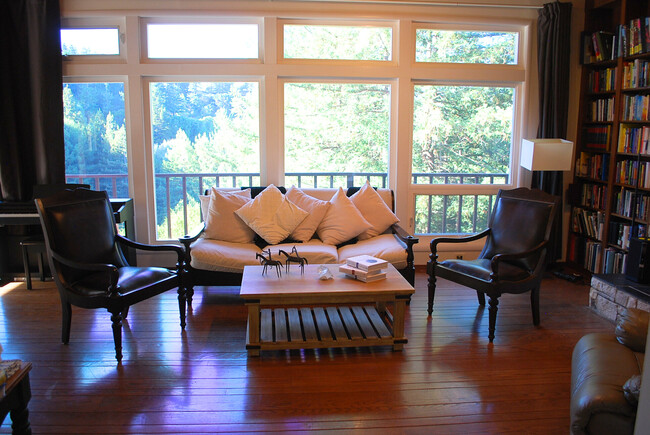 Living Room with large windows to deck and view - 5 Coronet Way House