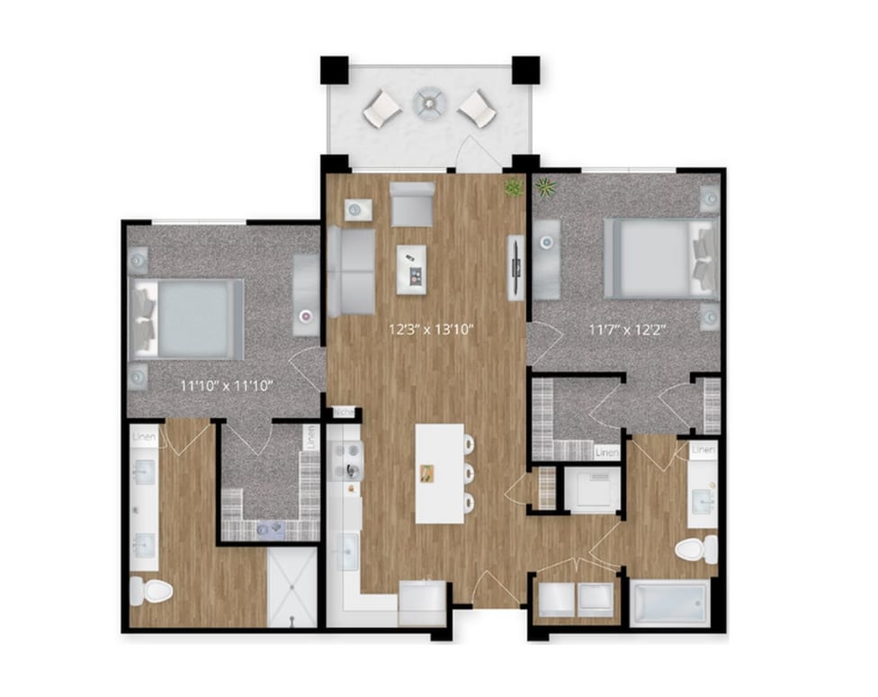 Explore the elegant design of this contemporary condo, crafted for modern living. - B3