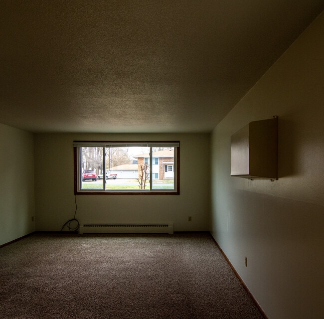 living room from dining room