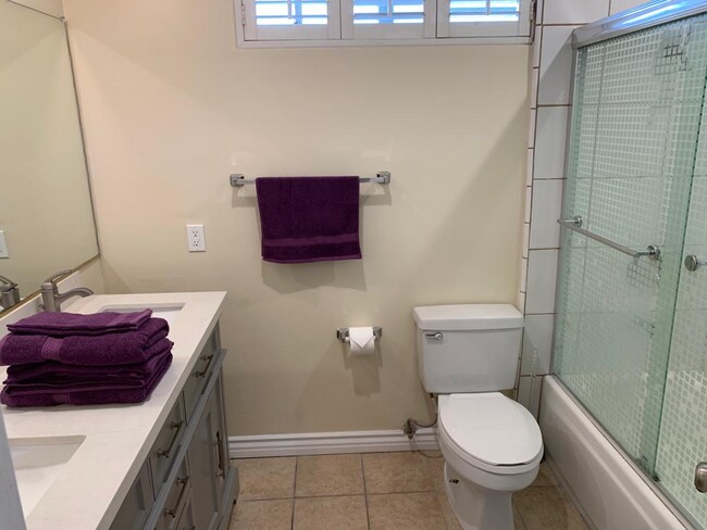 Bathroom - Partially Furnished - 1055 S Holt Ave Apartments Unit 2