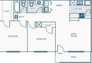 2BR/1.5BA