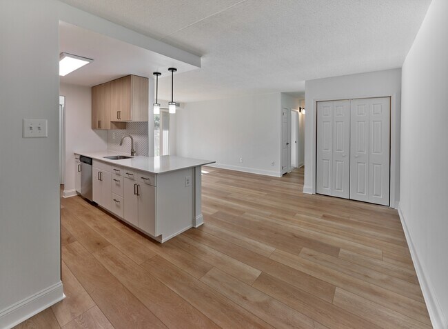 Plank flooring through out