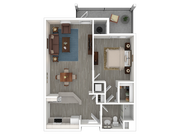 A2 | 1x1 | 745 sq ft