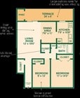 2BR/1BA