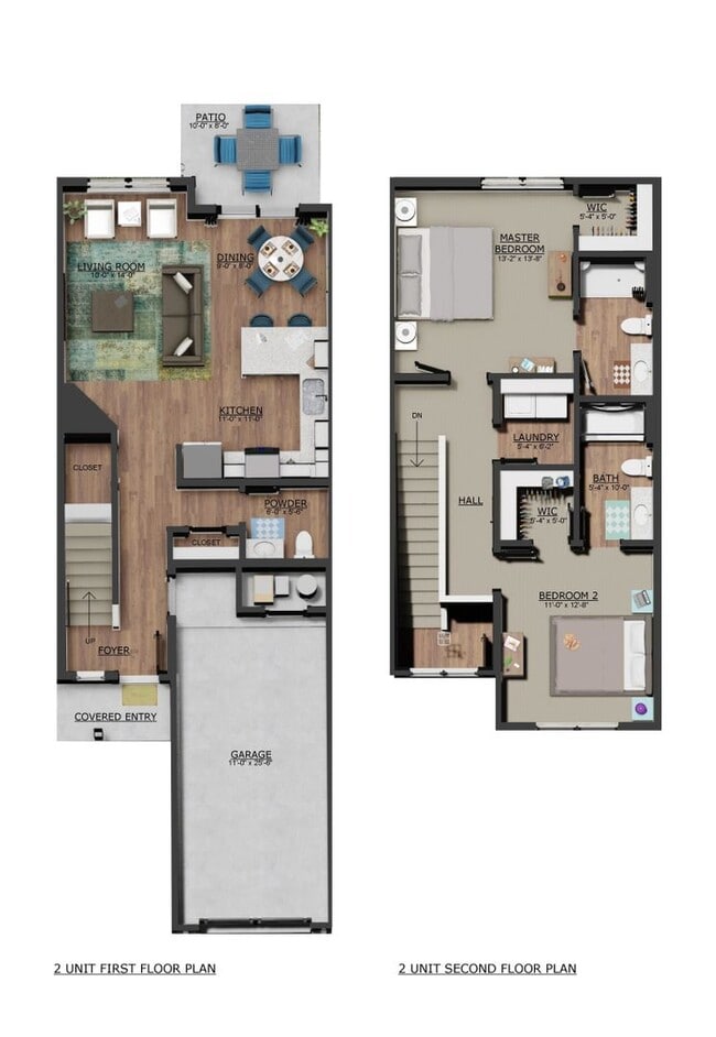 Two Bedroom Townhome - Two Bedroom Townhome