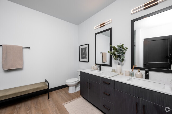Monon - 2BR, 2BA - 1,252SF - Primary Bathroom