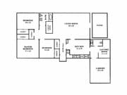3 Bed 1.5 Bath Twin Single