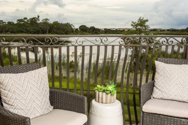 Patio with Lake Views Available - Portofino at Championsgate