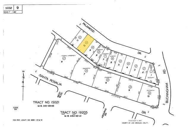 Plat Map - 4106 Palmwood Dr Rental