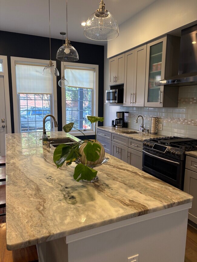 kitchen with beautiful views to the backyard - 1706 10th St NW