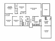 4 Bed 1.5 Bath Twin Single