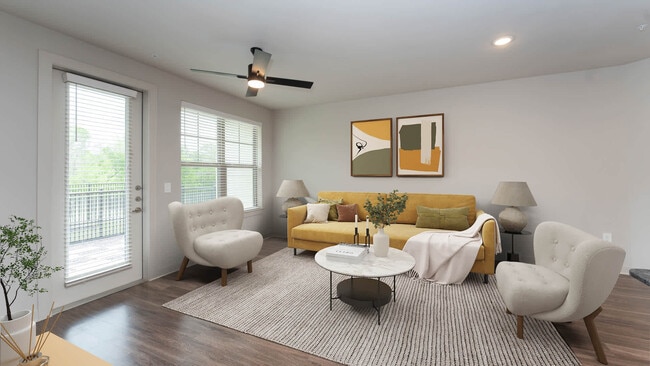 Living Room with Hard Surface Flooring