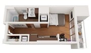 Floor Plan E3 | Domain | Apartments in Madison, WI