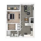The Rowan - 1 Bed, 1 Bath, 673 sq. ft.