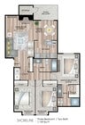 1159 square feet