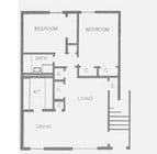 2BR/1BA