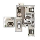 Barrymore Renovated Floor Plan