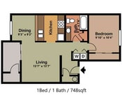 1X1 748sqft