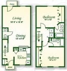 2BR/2.5BA