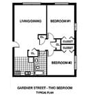 2BR/1BA