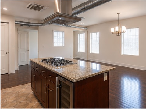 Kitchen island - 33 W North Ave Unit 3B