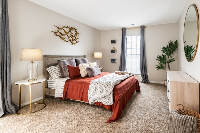 Large Bedrooms with Plush Carpet and Lots of Natural Light