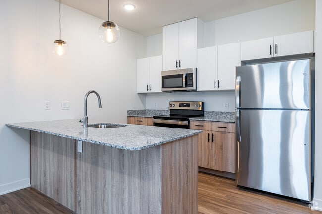 1BR, 1BA - 789 SF - Kitchen - Parkside Aparments