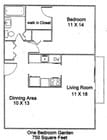 1BR/1BA