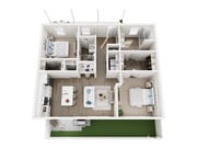 Indigo floor plan Abrazo at Waterway Hills