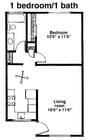 1BR/1BA