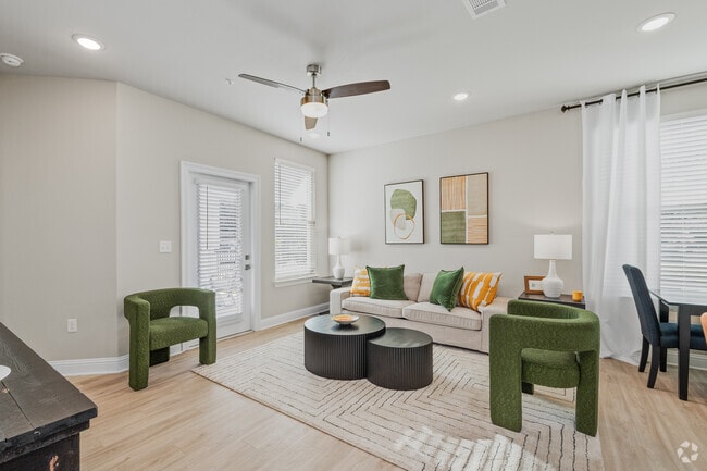 The Cape: 1BA, 1BR- Living Room