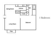 1BR/1BA