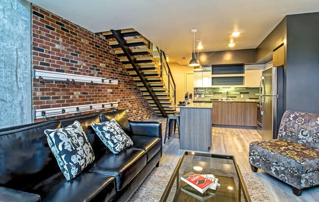 Kitchen and Living Room
