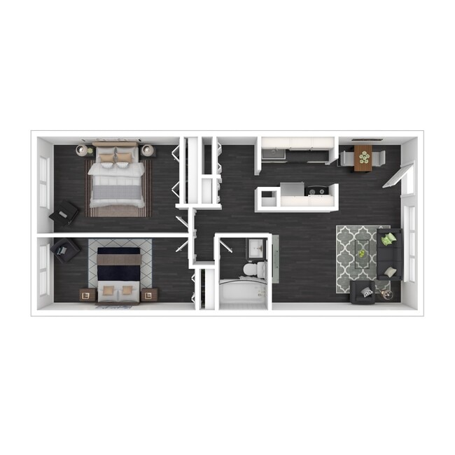 Two Bedroom Floorplan
