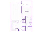 The King | 1 bed 1 bath | 784 sq ft