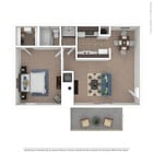 1 Bed 1 Bath: Beds - 1: Baths - 1: SqFt Range - 750 to 750