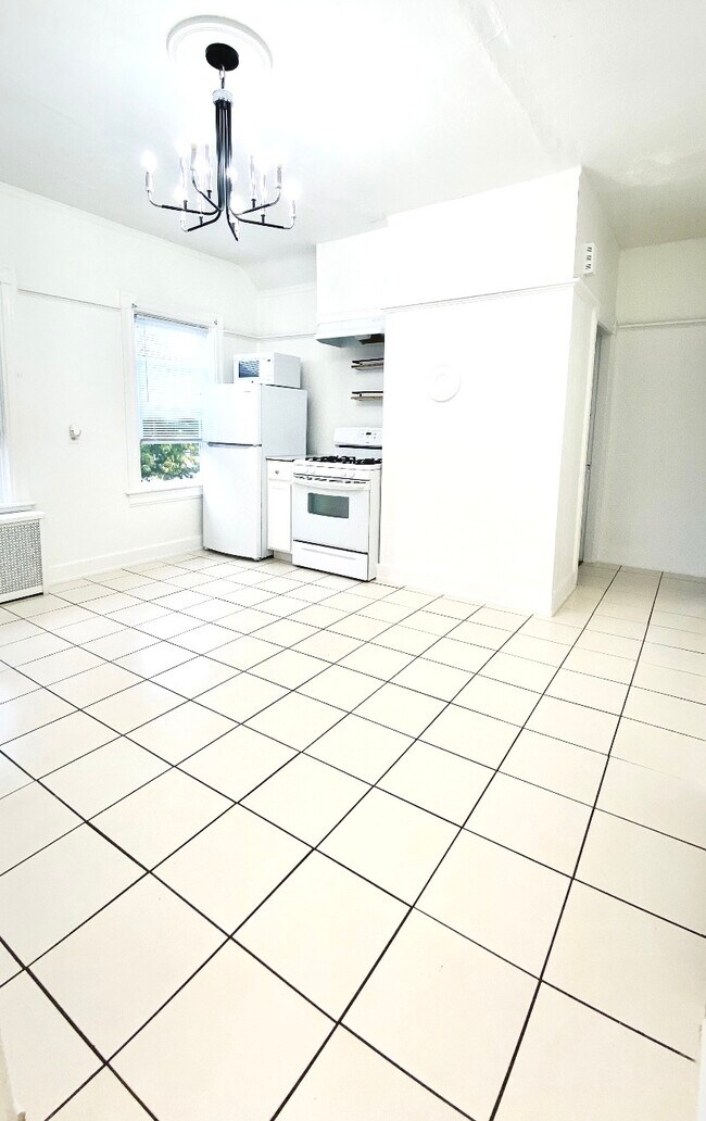 Eat-in kitchen, double sinks, microwave - 273 Jastram St Apartments Unit 2