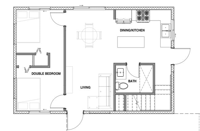 First Floor - 5314 Remington Rd Unit ADU