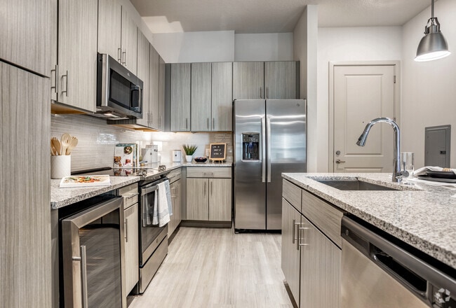 1BR, 1BA - 800SF - A1 Floorplan