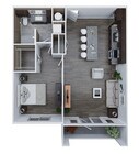 B3 - One Bedroom, One Bath