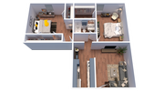 2 habitaciones - Grosella