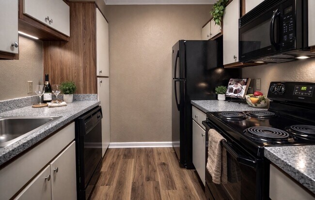 1BR, 1BA_560sqft Kitchen