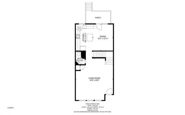 Planta principal - 855 S Grant St