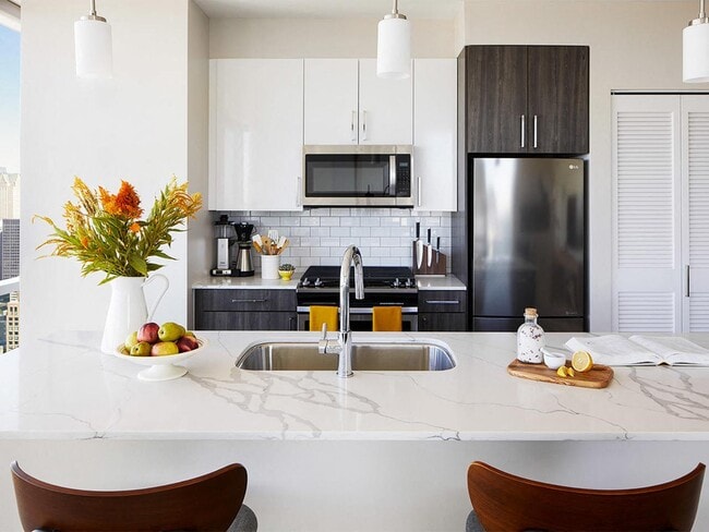 Fully-Equipped Kitchens with Stainless Steel Appliances - Sentral Michigan Avenue Apartments