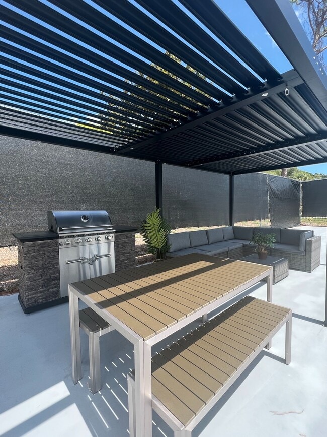 New Outdoor Kitchen Area