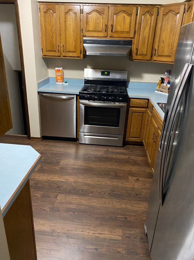 Kitchen with new dishwasher