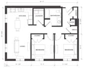 2 Bedreeom (C2) 880 sq ft