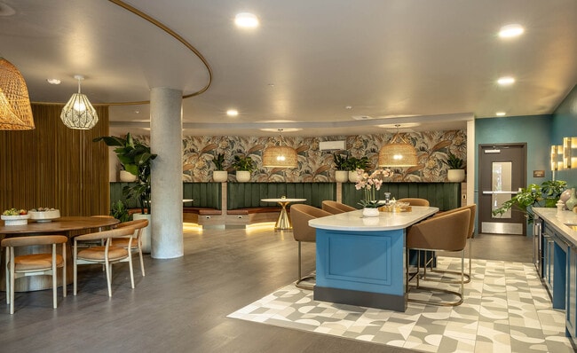 Havana Lounge amenity with plush seating and entertainment kitchen
